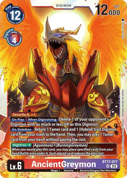 AncientGreymon - Secret Crisis - Digimon Card Game - TCGplayer.com