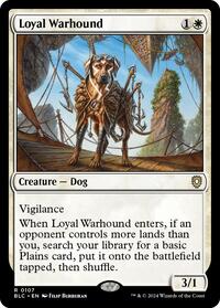 Loyal Warhound (Commander: Bloomburrow)