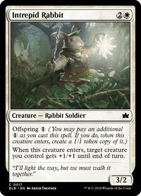 Intrepid Rabbit - Bloomburrow - Magic: The Gathering card