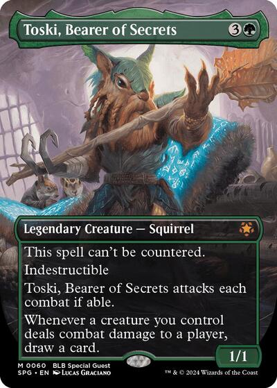 Toski Bearer of Secrets Borderless
