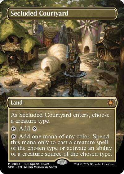 Secluded Courtyard Borderless