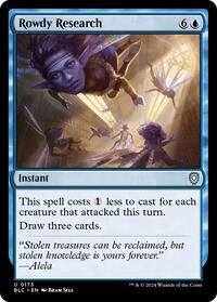 Rowdy Research (Commander: Bloomburrow)