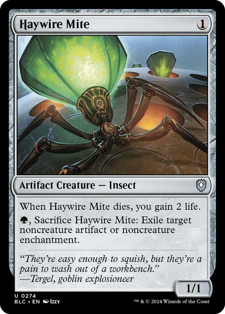 Haywire Mite - Commander: Bloomburrow - Magic: The Gathering - TCGplayer.com