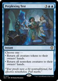 Perplexing Test (Commander: Bloomburrow)