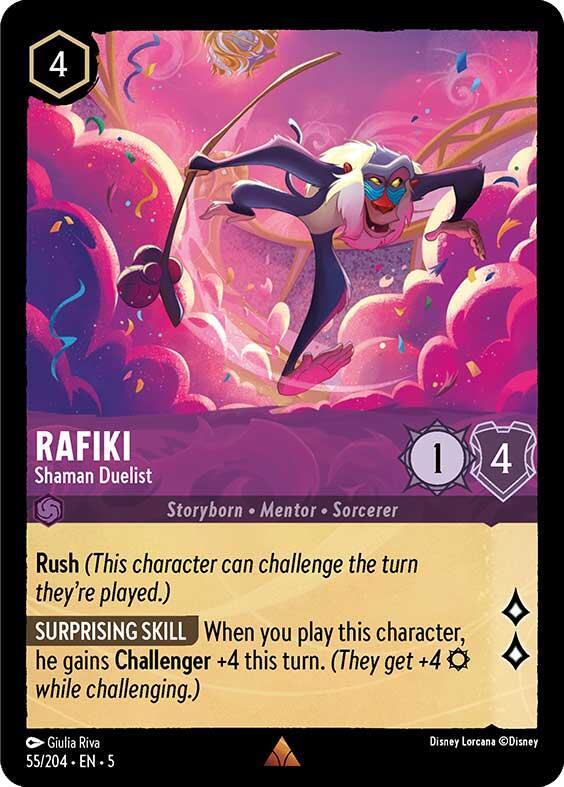 Rafiki - Shaman Duelist - Shimmering Skies - Disney Lorcana
