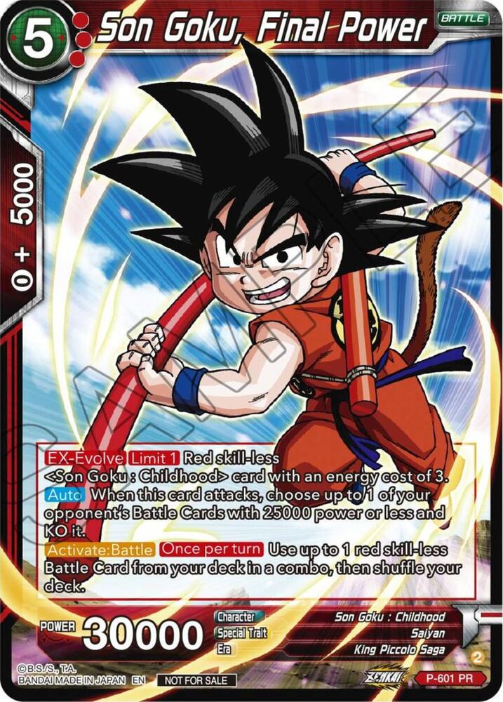 Son Goku, Final Power (Zenkai Series Tournament Pack Vol.8
