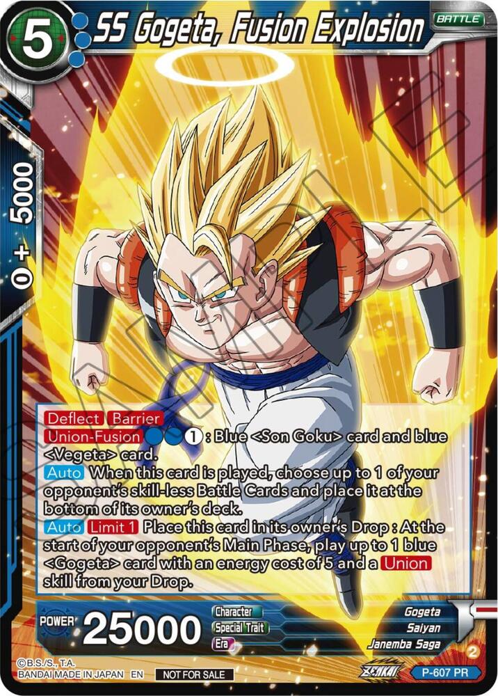 SS Gogeta, Fusion Explosion (Zenkai Series Tournament Pack Vol.8