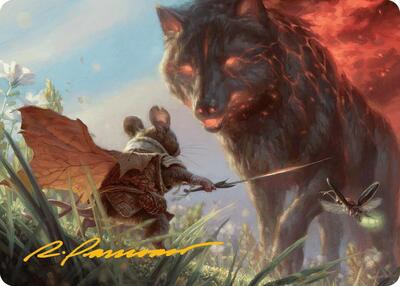 Repel Calamity Art Card (Gold-Stamped Signature)
