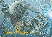 Kitsa, Otterball Elite Art Card (Gold-Stamped Signature)