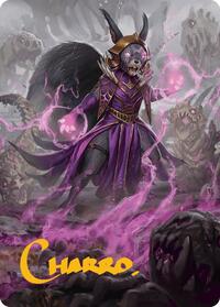 Liliana of the Dark Realms Art Card (Gold-Stamped Signature)