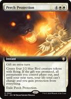 MTG 引退 モダンUR果敢 パウパー黒単信心 希少 サインド 優良カード 大量 Perch Protection (Extended Art) - Commander: Bloomburrow - Magic
