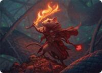 Emberheart Challenger Art Card - Art Series: Bloomburrow - Magic