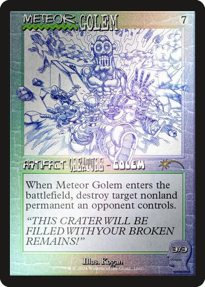 Meteor Golem 1660 Rainbow Foil
