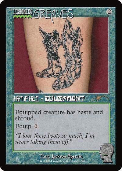 Lightning Greaves 1662