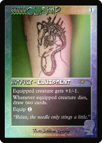 Skullclamp (Rainbow Foil) - Secret Lair Drop Series - Magic: The Gathering card