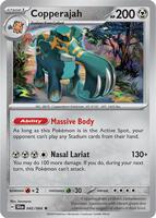 copperajah pokemon card Trading Game SV2P 054/071 RR ex (Rank A) Metal Muscular Nose (220) If this Pokmon has 8 or more damage counters on it Copperajah VMAX - 137/192