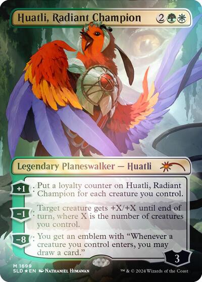 Huatli Radiant Champion Rainbow Foil