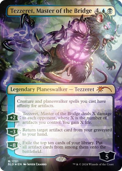 Tezzeret Master of the Bridge Rainbow Foil