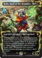 茨の吟遊詩人、ベロ/Bello, Bard of the Brambles Bello, Bard of the Brambles (Borderless) (Raised Foil