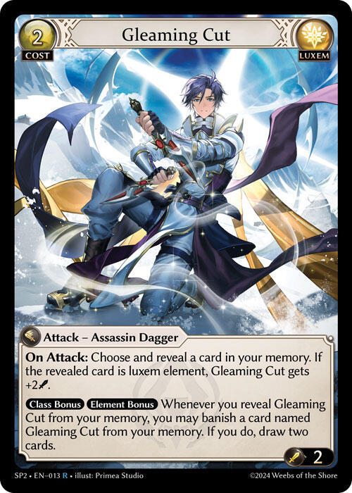 Gleaming Cut - Supporter Pack 2 - Grand Archive TCG - TCGplayer.com