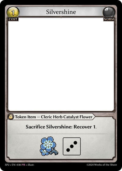 Silvershine Supporter Pack 2 Promo Grand Archive card — value and price