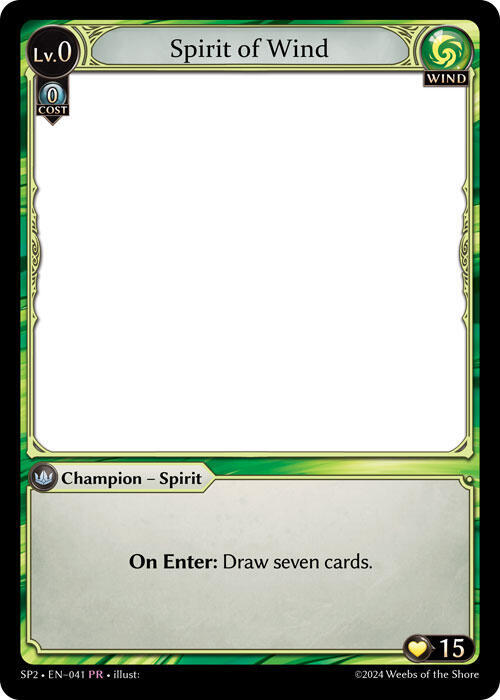 Spirit of Wind - Supporter Pack 2 - Grand Archive TCG - TCGplayer.com