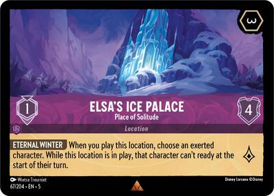 Elsa's Ice Palace - Place of Solitude - Shimmering Skies - Disney