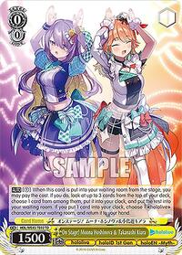 On Stage! Moona Hoshinova & Takanashi Kiara (HOL/WE45-TE02 TD) card