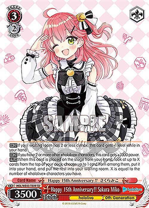 Happy 15th Anniversary!! Sakura Miko