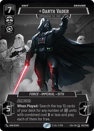Darth Vader - Commanding the First Legion card