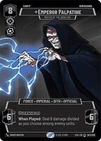 darth-sidious バーコードバトラーカード Emperor Palpatine - Master of the Dark Side - 2024 Convention