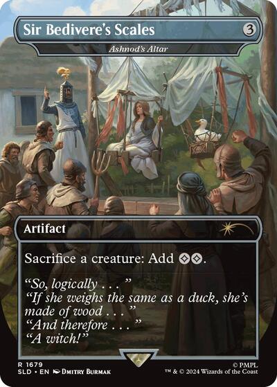 Sir Bediveres Scales Ashnods Altar