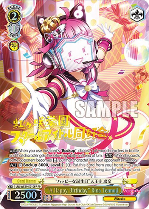 "A Happy Birthday" Rina Tennoji (FP)