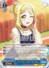 "Let's Have a Chat" Mari Ohara