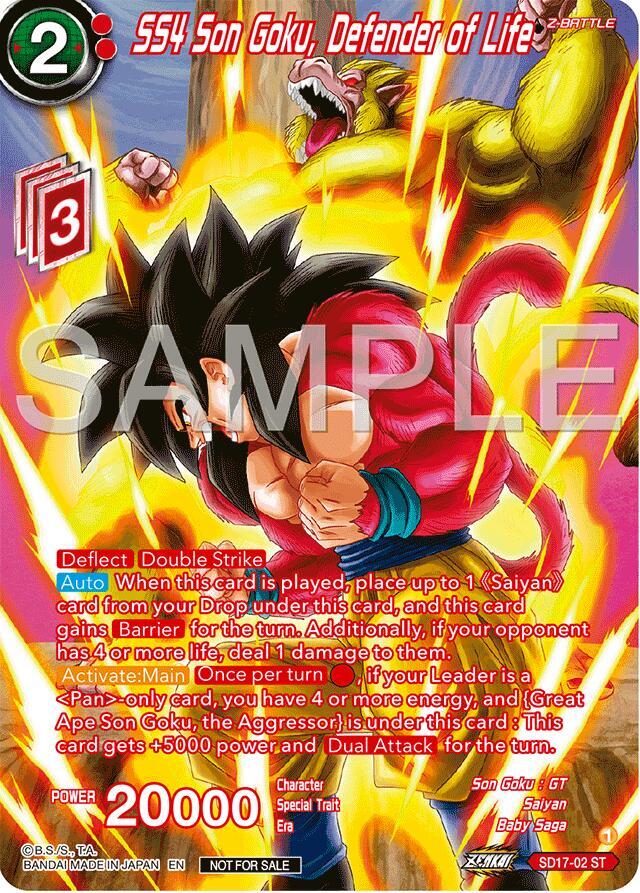 SS4 Son Goku, Defender of Life (Premium Alt-Art Card Set 2024 Vol