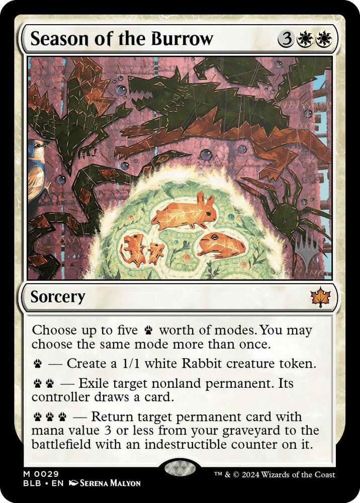 Season of the Burrow - Promo Pack: Bloomburrow - Magic: The