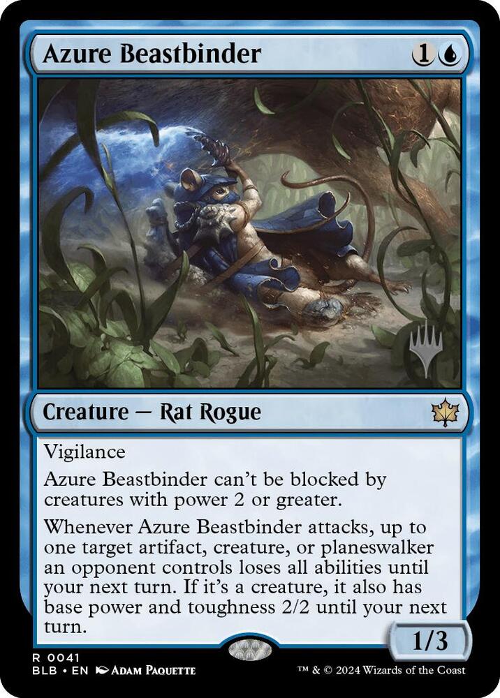 デュエルマスターズ creater azure Azure Beastbinder - Promo Pack: Bloomburrow - Magic: The Gathering