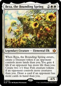 Beza, the Bounding Spring - Prerelease Cards - Magic: The Gathering card