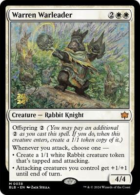 Warren Warleader #38 – Prerelease Cards (Mythic)