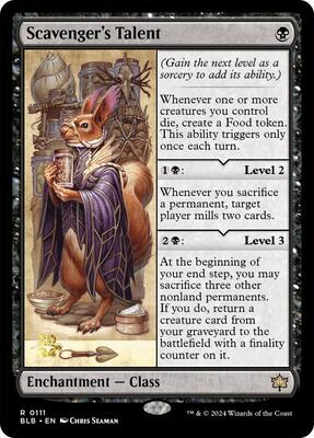 Scavenger's Talent #111 – Prerelease Cards (Rare)