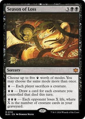 Season of Loss #112 – Prerelease Cards (Mythic)