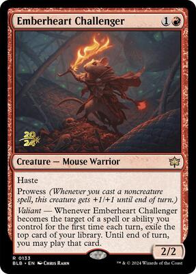 Emberheart Challenger #133 – Prerelease Cards (Rare)