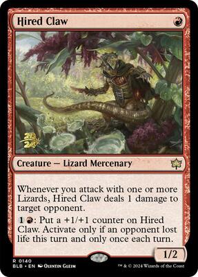 Hired Claw #140 – Prerelease Cards (Rare)