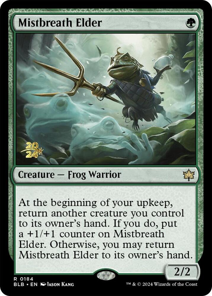 Mistbreath Elder #184s — Bloomburrow Promos