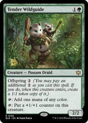 Tender Wildguide #196 – Prerelease Cards (Rare)
