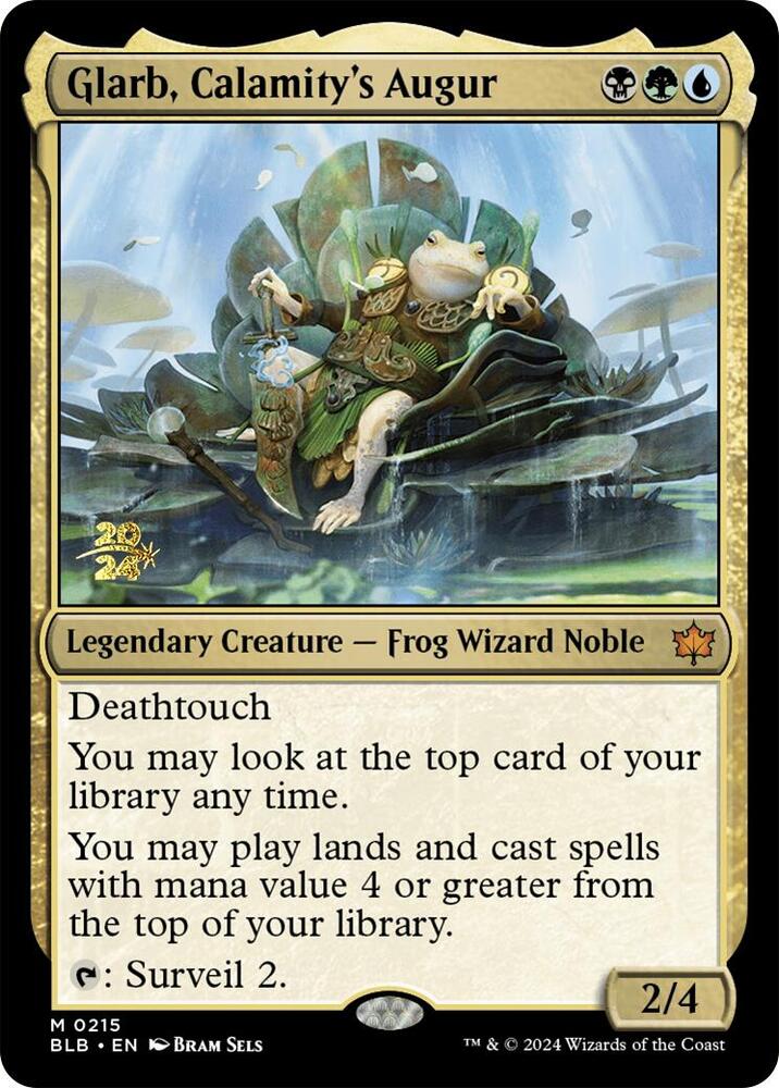Glarb, Calamity's Augur #215s — Bloomburrow Promos