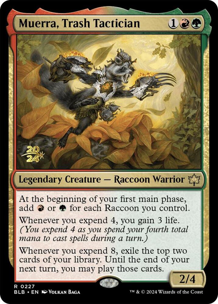 Muerra, Trash Tactician #227s — Bloomburrow Promos