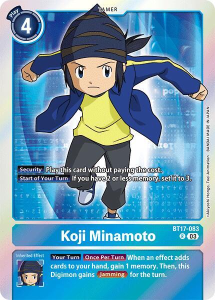 Koji Minamoto - Secret Crisis - Digimon Card Game - TCGplayer.com
