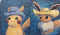 Pokemon TCG: Pokémon Center × Van Gogh Museum: Pikachu & Eevee Inspired by Vince · Pokemon International Playmats
