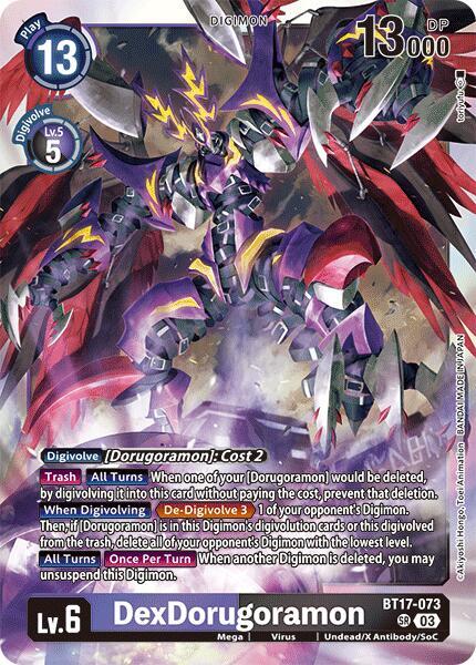 DexDorugoramon - Secret Crisis - Digimon Card Game - TCGplayer.com